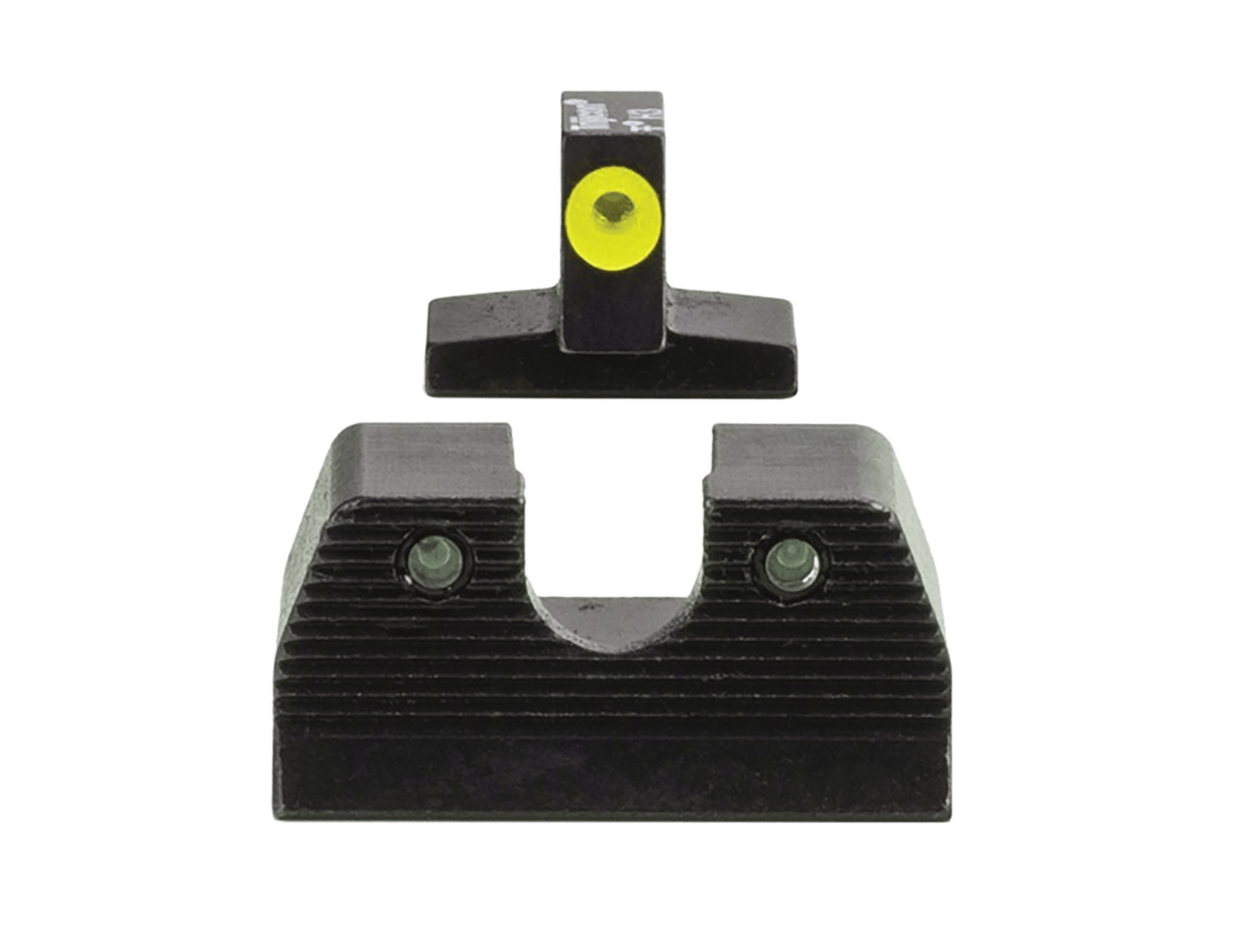 Trijicon 600890 HD XR Night Sight Set Green Tritium/Yellow Outline Front, Green Tritium Rear, Black Frame, Fits FN FNP/FNX