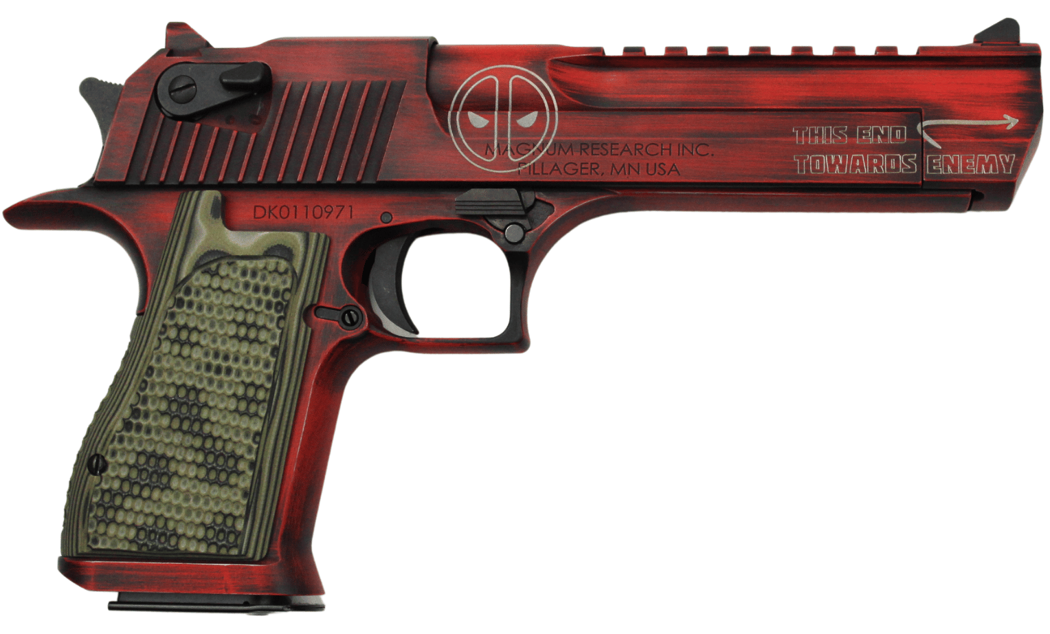 dMAGNUM RESEARCH DE44 44MG PSTL RED DEADPOOL