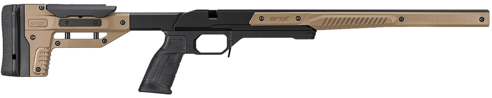 Mdt Sporting Goods Inc 106263FDE Oryx Sportsman Flat Dark Earth Aluminum Savage/ Short Action 32.25"