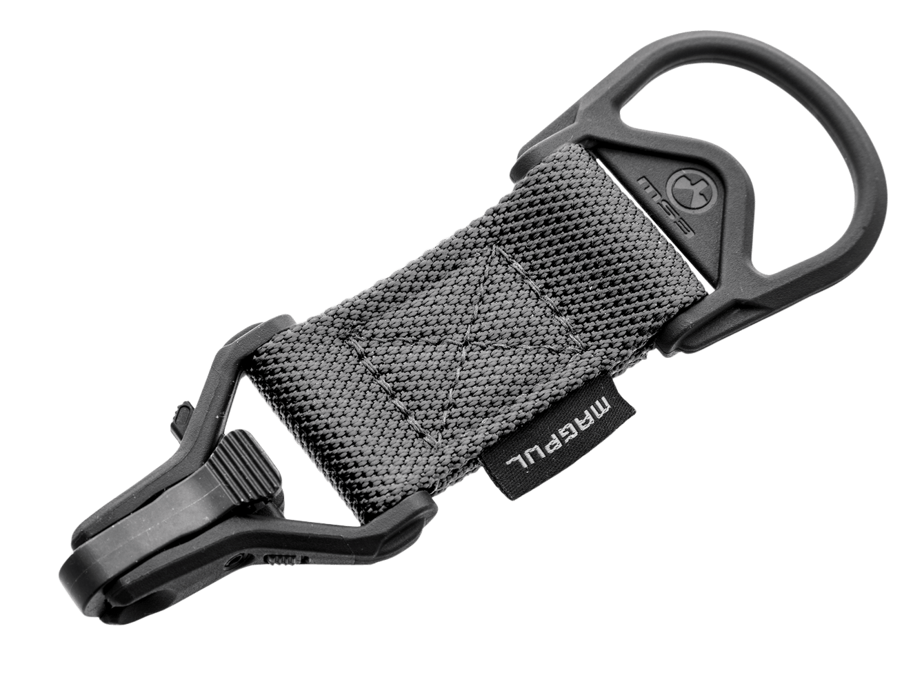 Magpul MAG516-GRY MS1/MS3 Sling Adapter made of Steel with Stealth Gray Melonite Finish, Polymer Hardware, Nylon 1.25" Webbing & Two to One-Point Design for AR-15, M4 & M16