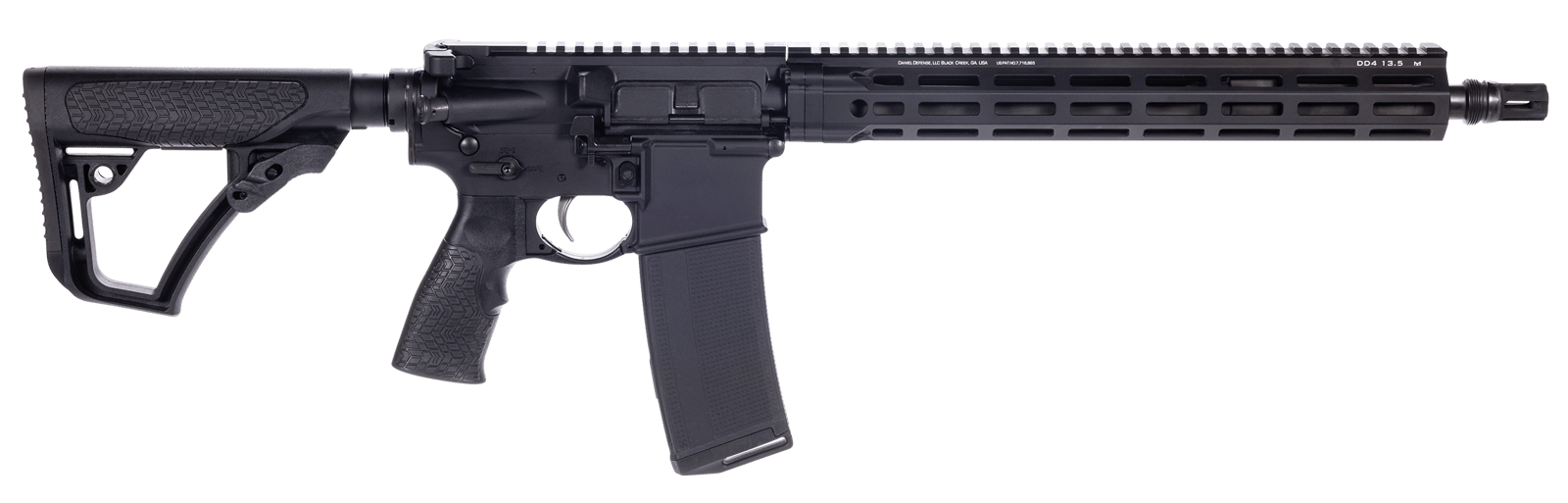 Daniel Defense 0220105296047 DD4 RIII SLW 5.56 NATO 30+1 14.50" Black