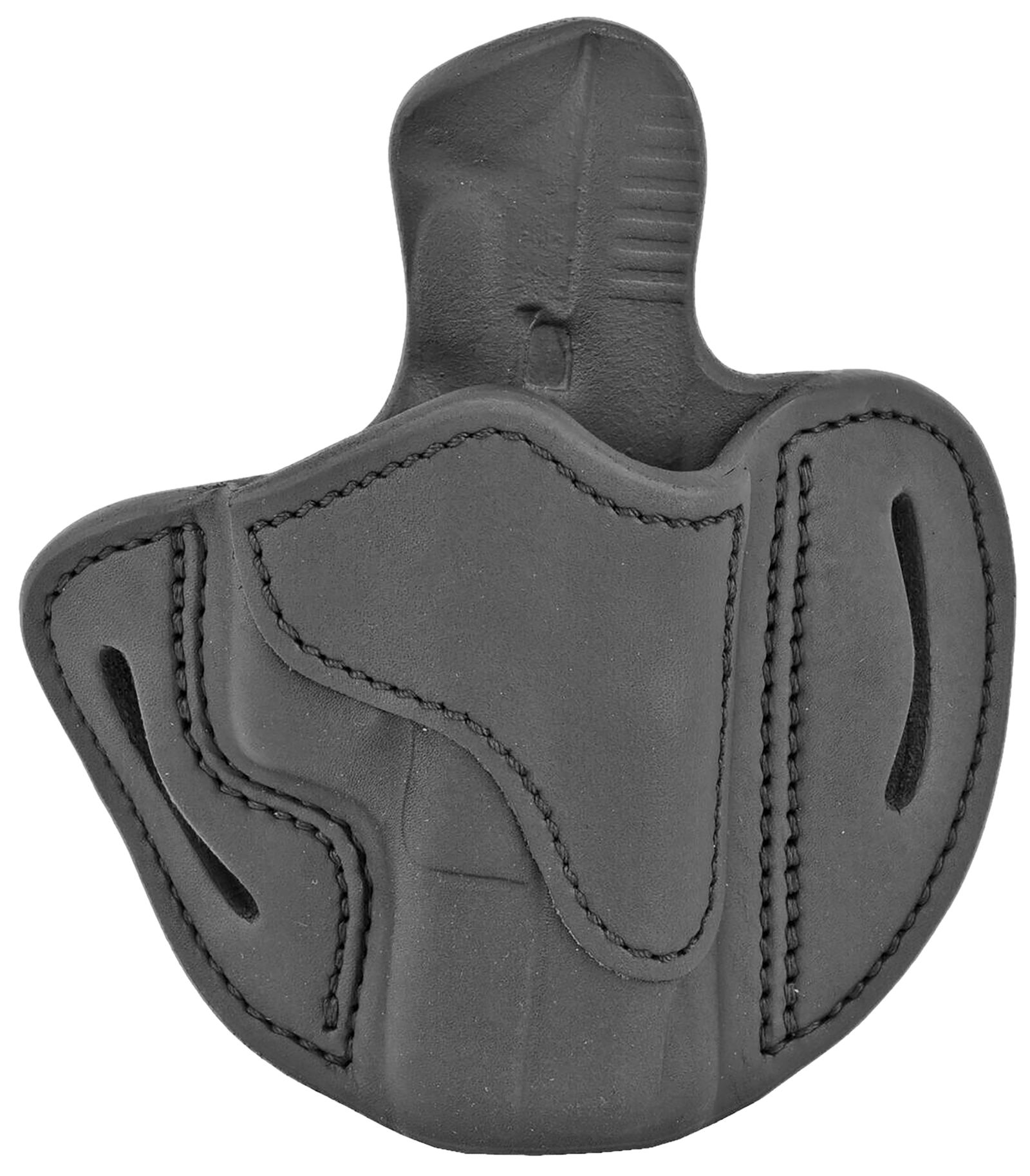 1791 Gunleather ORBH21SBLR BH2.1 Optic Ready OWB Size 2.1 Stealth Black Leather Belt Slide Compatible w/Glock 17/S&W M&P Shield/Springfield XD Right Hand