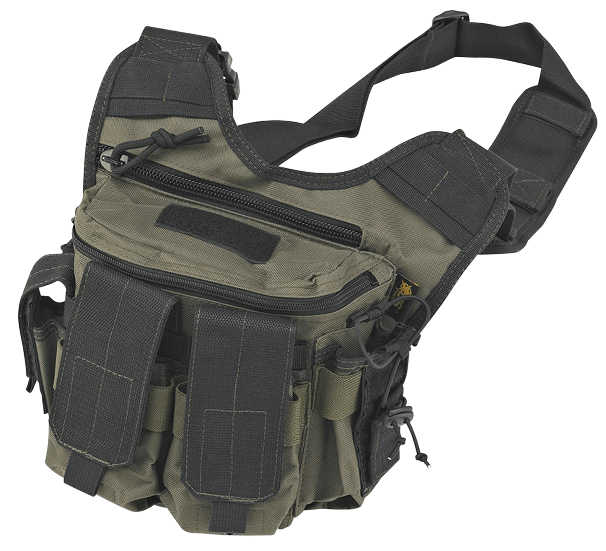 US PeaceKeeper P20305 Rapid Deployment Pack  Shoulder Sling 600D Polyester OD Green/Black
