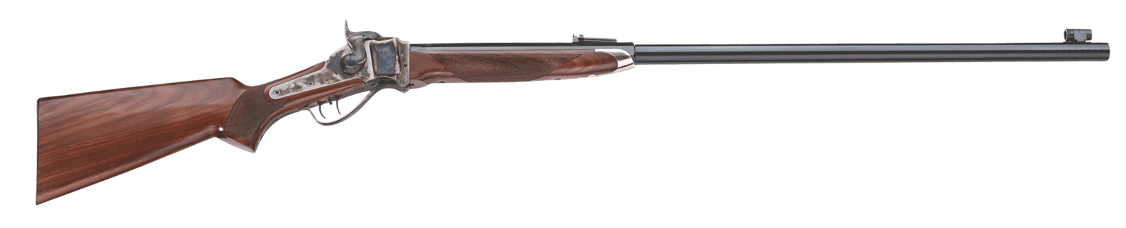 Taylors & Company 210100 1857 Wurttemberg-Mauser Pedersoli 54 Cal Percussion 39.38" White Steel Barrel & Receiver, Fixed Walnut Stock, Musket Cap Percussion, Right Hand