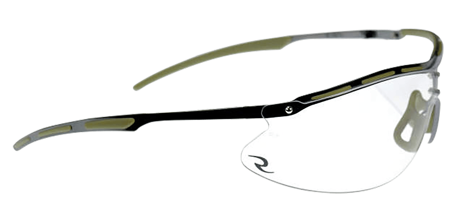Radians CSB1011CS Bravo Glasses Adult Clear Lens Polycarbonate Black Frame