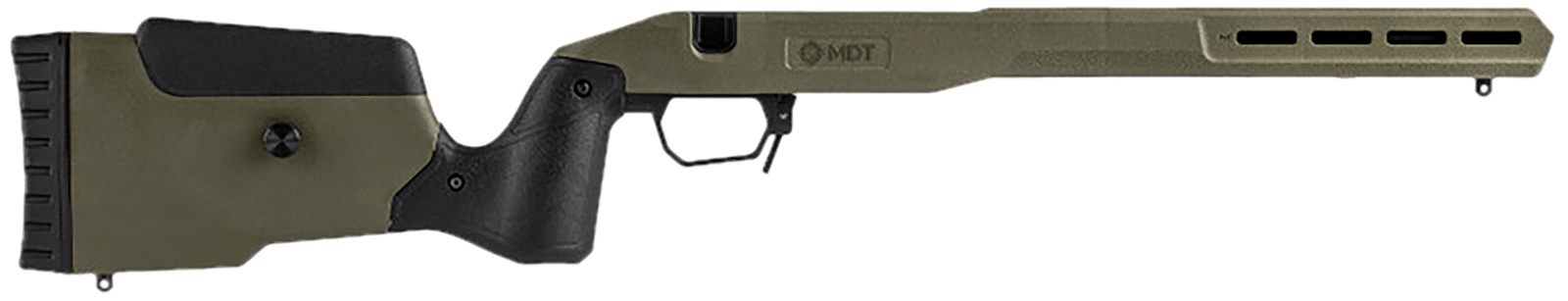 Mdt Sporting Goods Inc 105826ODG Chassis Field Stock OD Green/Black Fits Howa 1500 SA Right Hand