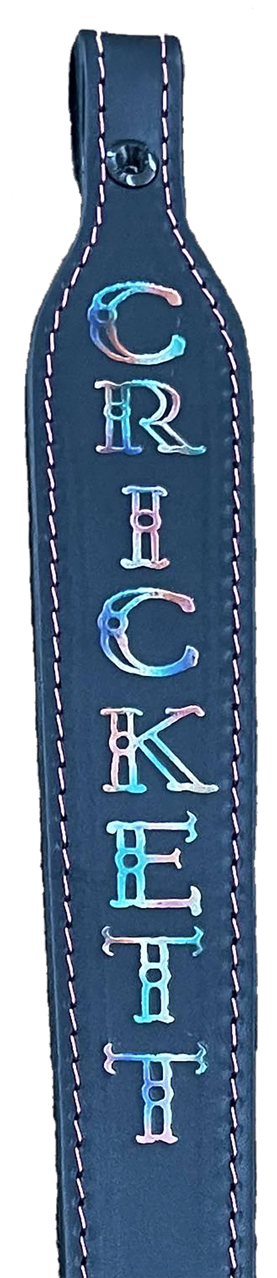 Crickett KSA802 Rifle Sling  Black w/ Pink Stitching Leather 23" OAL Rifle
