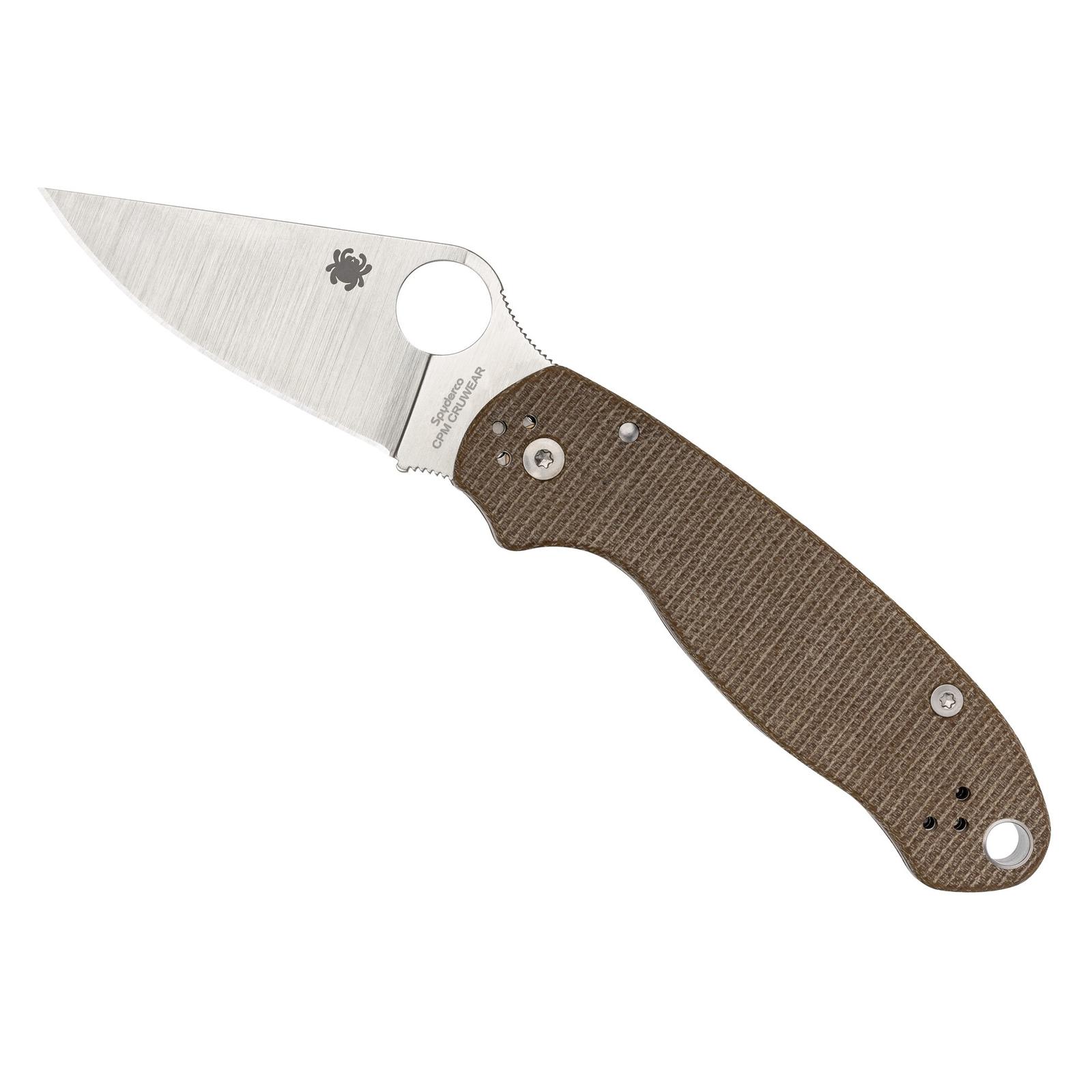 SPYDERCO PARA 3 CRU WEAR BRN MCRTA