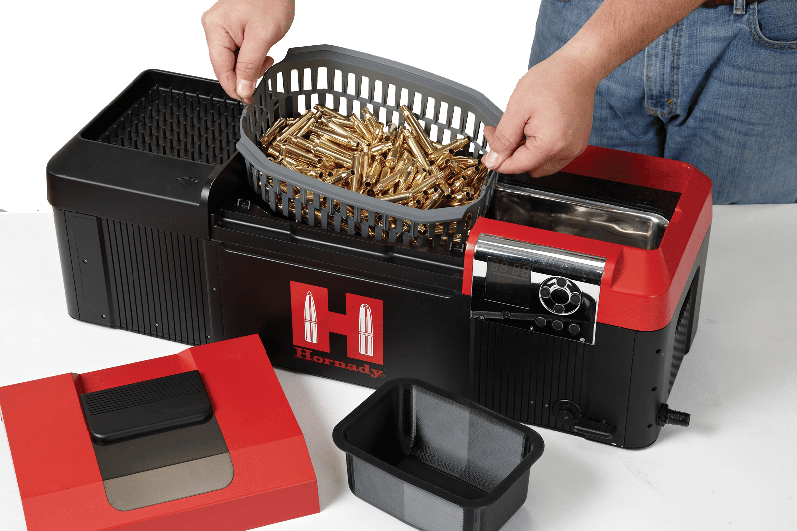 Hornady 043310 Lock-N-Load Hot Tub Sonic Cleaner Black Red 9 Liters