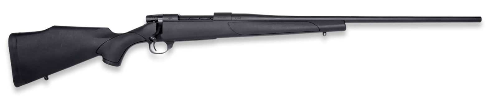 Weatherby VTX65PPR0T Vanguard Obsidian 6.5 PRC 3+1 20" Blued Threaded Barrel, Blued Stainless Steel Drilled & Tapped Receiver, Black Monte Carlo Synthetic Stock