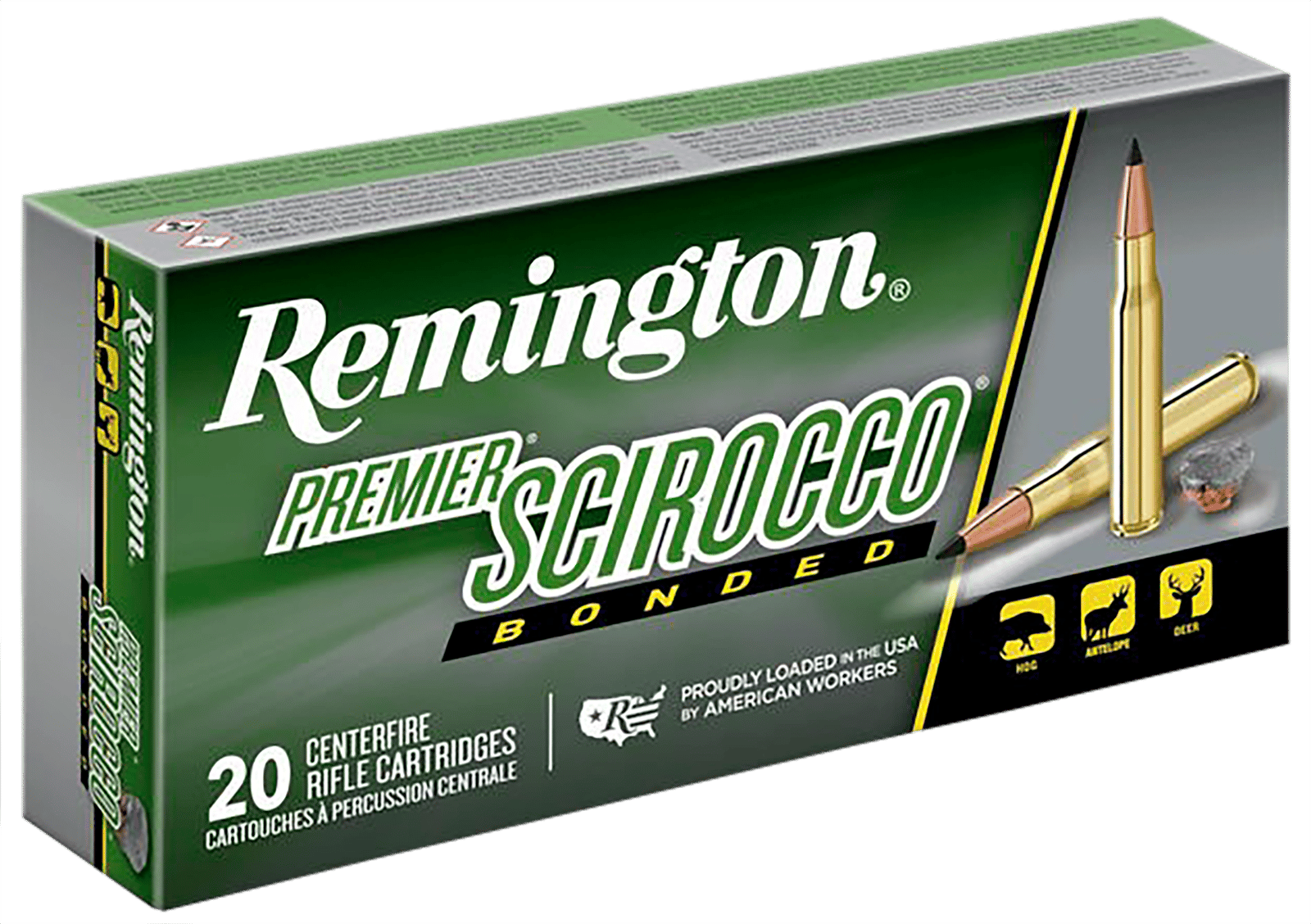 Remington Ammunition 29335 Premier Scirocco Bonded 7mmRUM 150gr Swift Scirocco Bonded 20 Per Box/10 Case