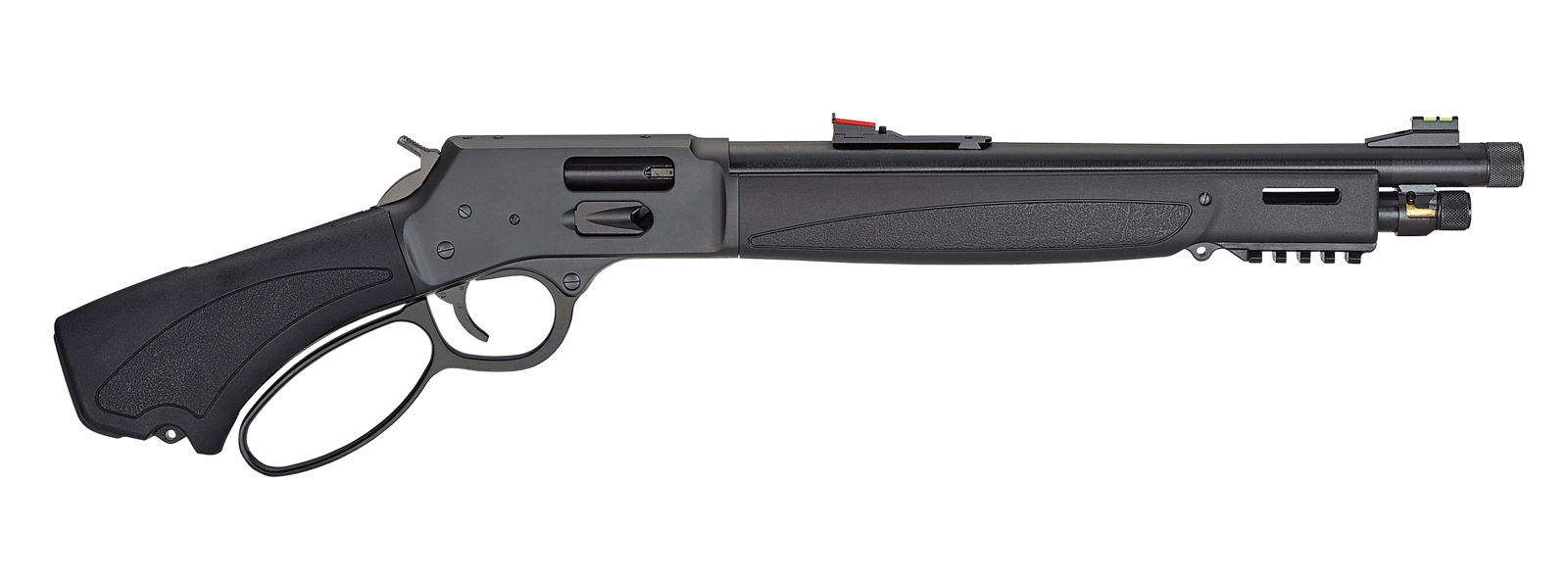 Henry H012GBLX44 Bear's Leg  44 Special/44 Mag 4+1 13.80" Blued Threaded Barrel, Blue Steel Drilled & Tapped Receiver, Black Synthetic Fixed w/Pistol Grip Stock