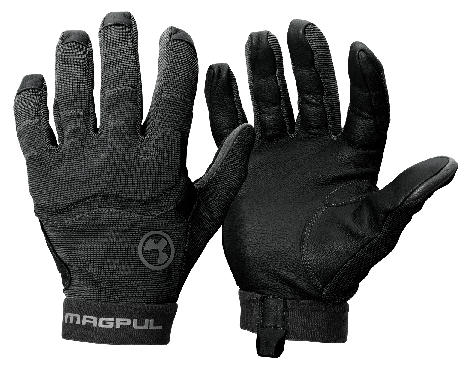Magpul MAG1015-001 Patrol 2.0 Gloves Black Nylon/Leather Large