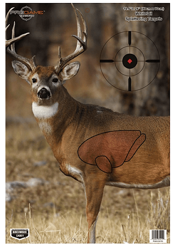 Birchwood Casey 35401 Pregame  Deer Paper Hanging Universal 16.50" x 24" 3 Per Pkg