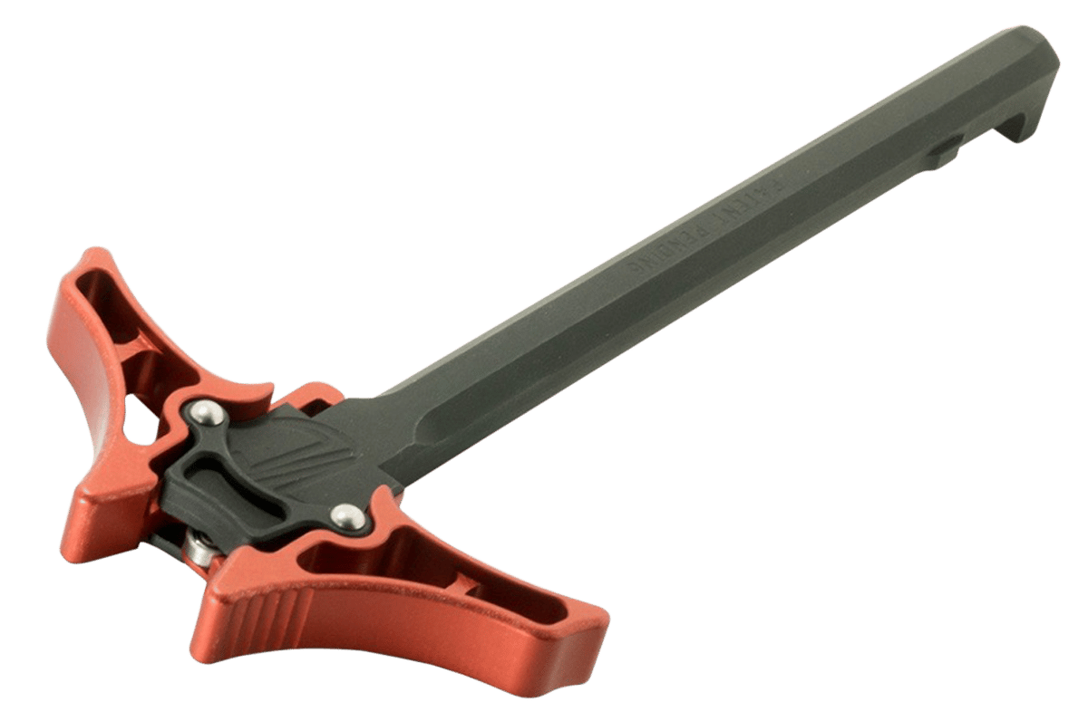 TIMBER CREEK OUTDOOR INC EAMBICHR Enforcer Ambidextrous Charging Handle AR-Platform Red Anodized Aluminum