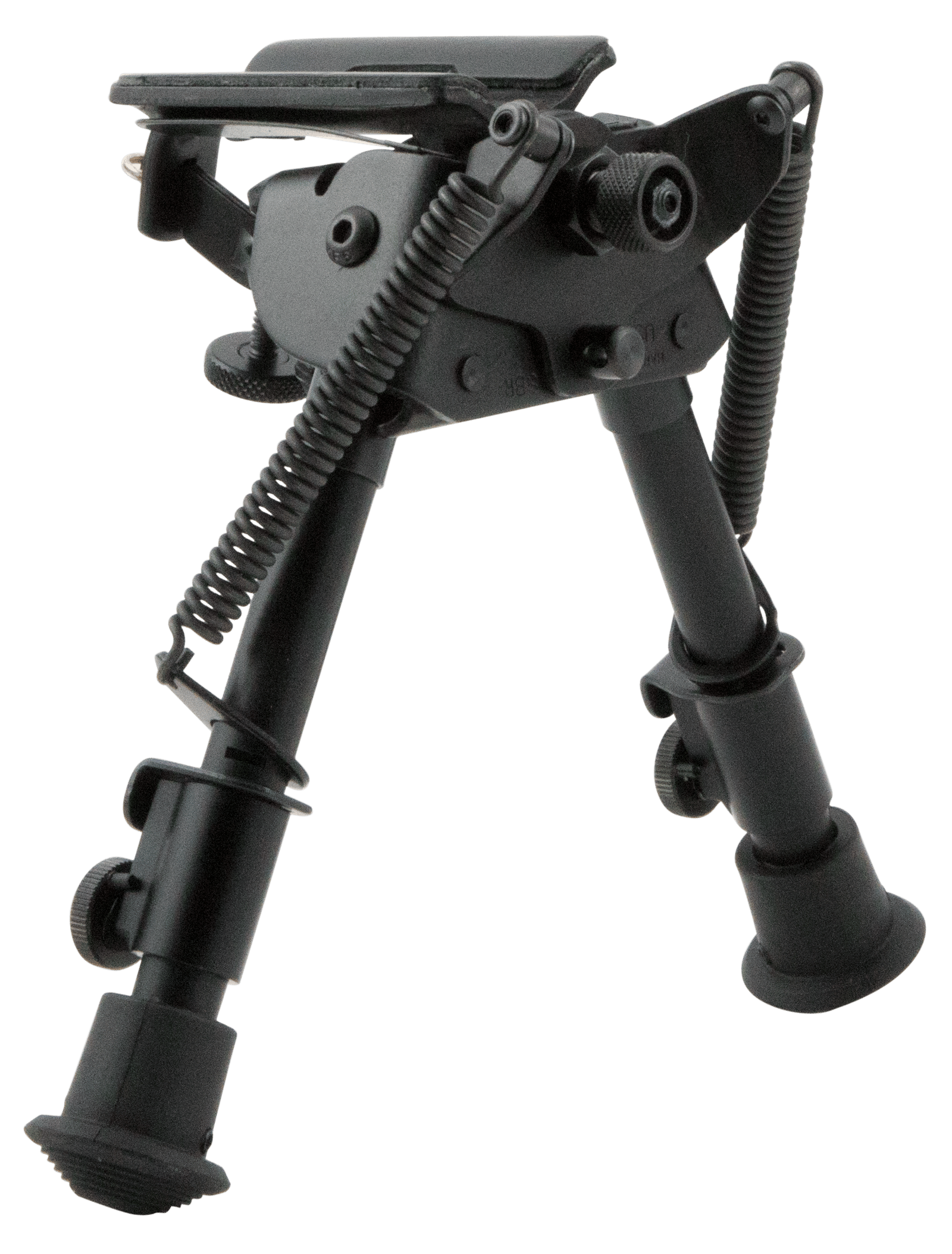 Harris Bipods BRS Swivel BR Swivel Stud, 6-9", Black Steel/Aluminum, Rubber Feet