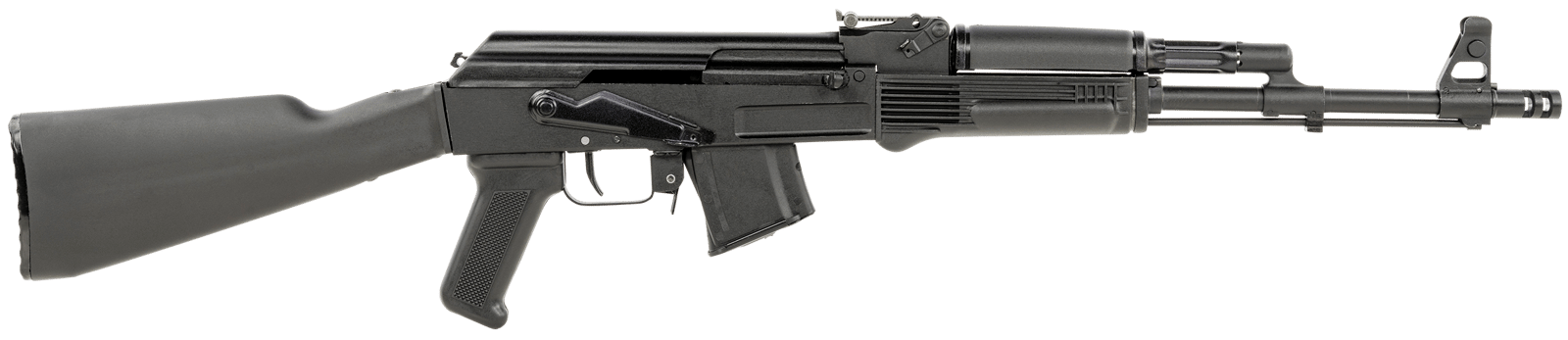 Arsenal SAM7R62 SAM7R  7.62x39mm  10+1 16.25", Black, Polymer Furniture, Muzzle Brake, Ambi Safety, Enhanced FCG, Adj. Sights, Includes Cleaning Kit & Sling