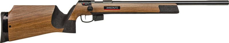 ANSCHUTZ 1761 HB MSR 22LR 21.4" BLUED/WALNUT 2-STG