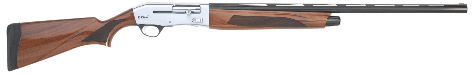 TriStar 24260 Viper G2 Pro Full Size 12 Gauge Semi-Auto 3" 5+1 28" Black Vent Rib Barrel, Silver Steel Receiver, Fixed Turkish Walnut Stock, Beretta/Benelli Mobil Chokes, Right Hand