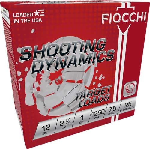 FIOCCHI 12GA 2.75" 1OZ #7.5 1250FPS 250RD CASE LOT
