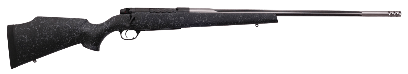Weatherby MAM01N303WR8B Mark V Accumark 30-378 Wthby Mag 2+1 26" Barrel, Graphite Black Cerakote Finish, Gray Webbed Black Fixed Monte Carlo Stock