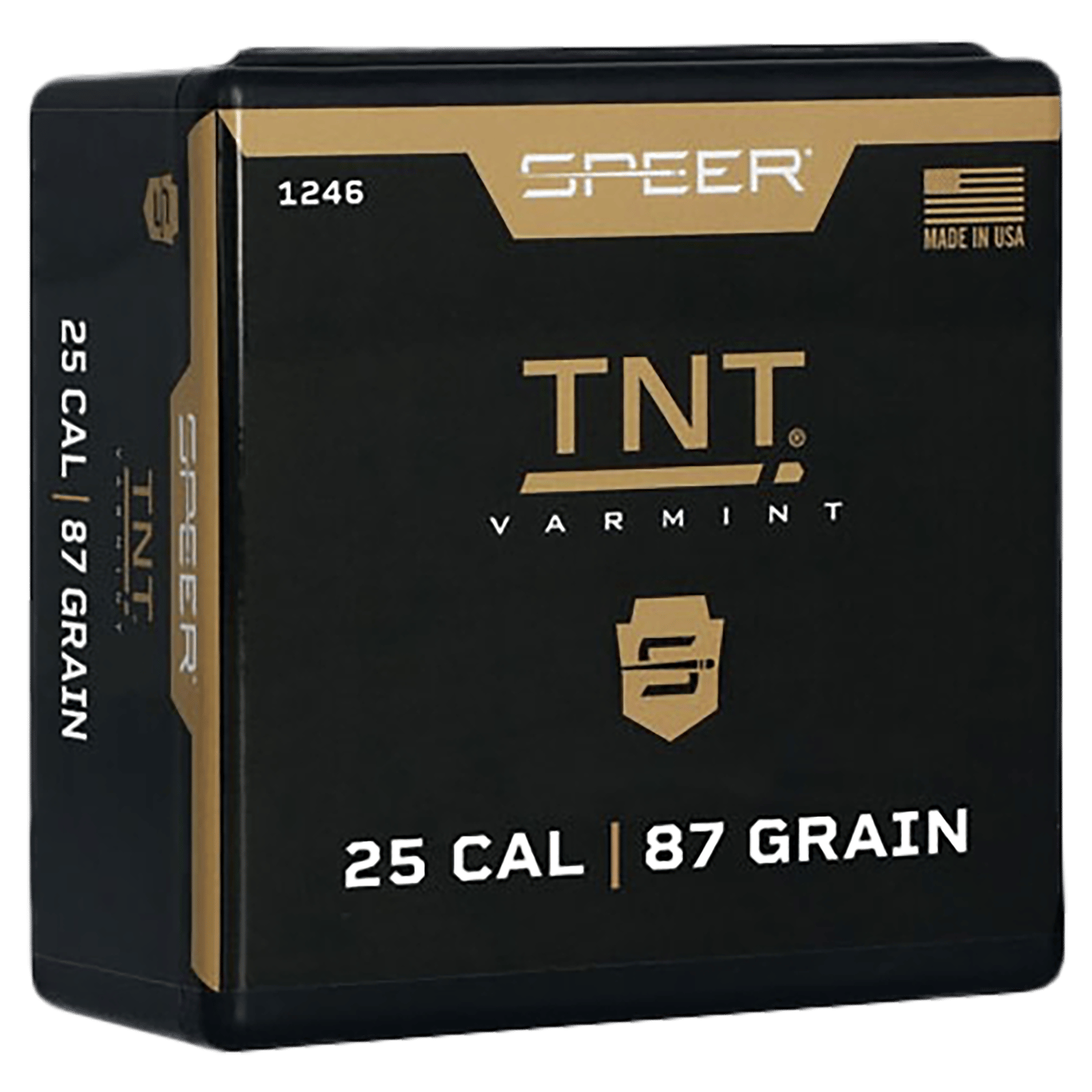 Speer 1246 TNT  25Cal 87gr Jacketed Hollow Point 100 Per Box/5 Case