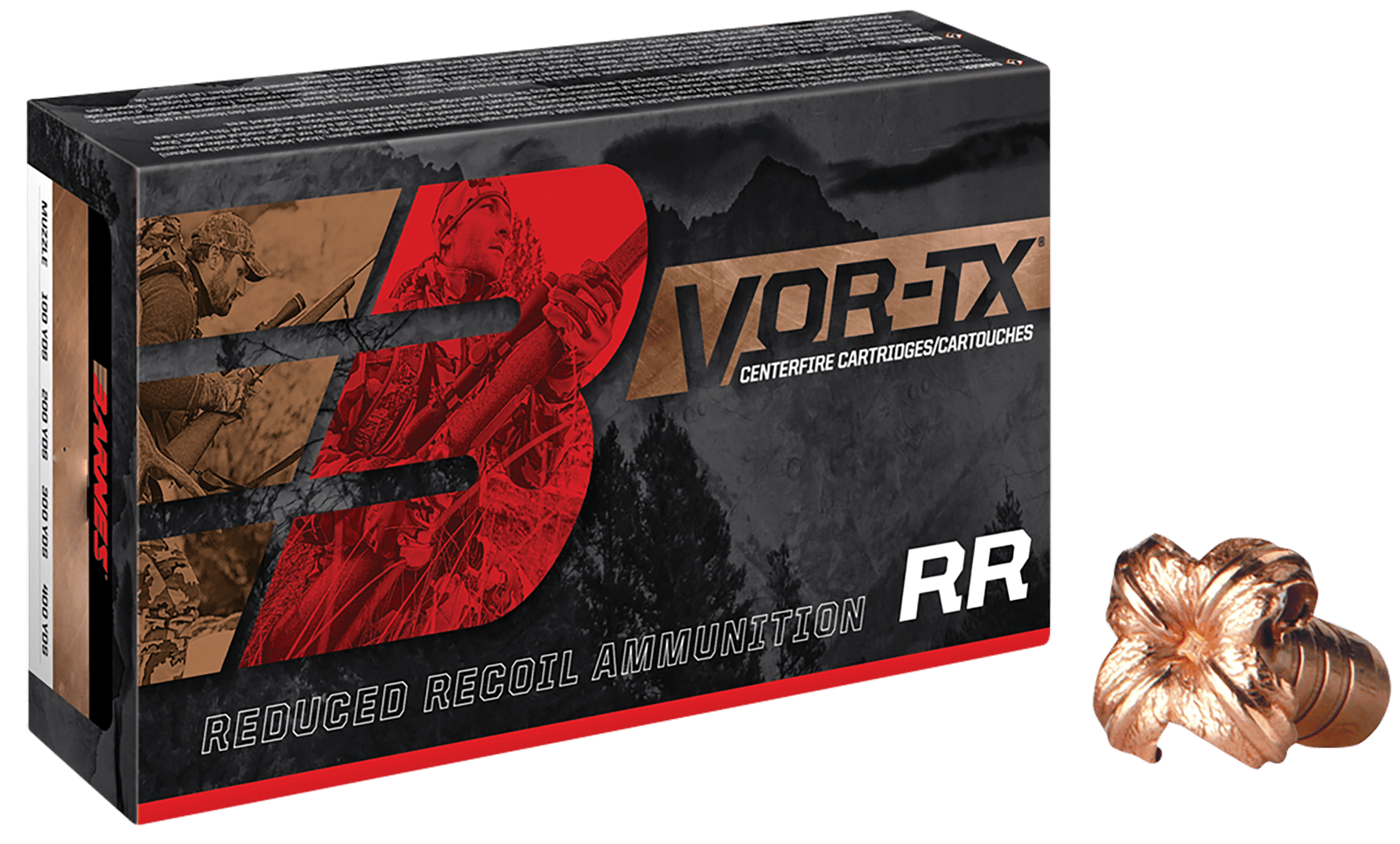 Barnes Bullets 32235 VOR-TX Rifle 6.5Creedmoor 100gr TTSX Boat Tail 20 Per Box/10 Case