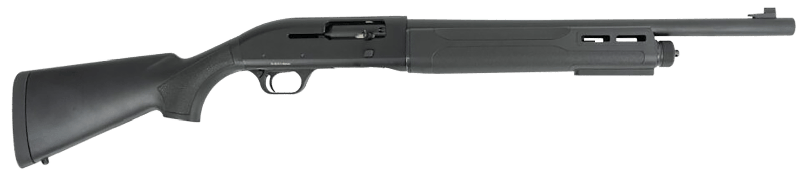 Tokarev USA 21000118 TTF Titan Full Size 12 Gauge Semi-Auto 3" 4+1 18.50" Black Chromate Cylinder Bore Barrel, Black Anodized Drilled & Tapped Receiver, Fixed Black Synthetic Stock