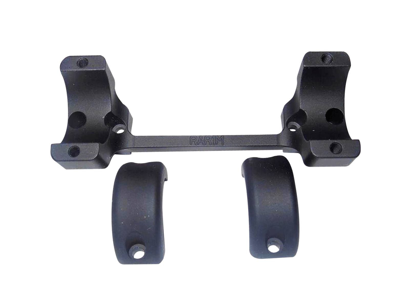 DNZ RAR1M Game Reaper-Ruger Scope Mount/Ring Combo Matte Black 1"