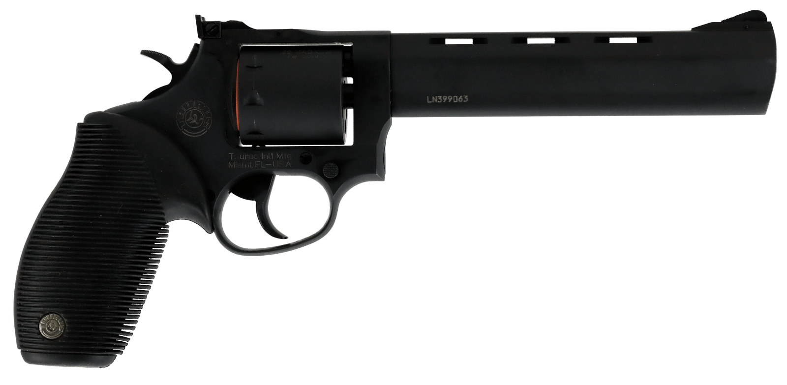 Taurus 2-992061 992 Tracker 22 LR, 22 WMR 9rd 6.50" Overall Matte Black Oxide Finish Steel with Black Ribber Grip