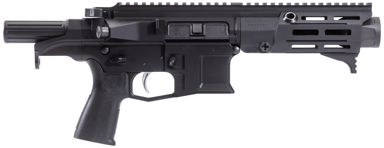 Maxim Defense MXM50803 PDX 505-SPS 5.56x45mm NATO Caliber with 5.50" Barrel, 20+1 Capacity, Black Metal Finish, Black Polymer Grip