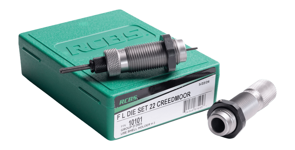RCBS 10101 F L DIE SET 22 CREEDMORE