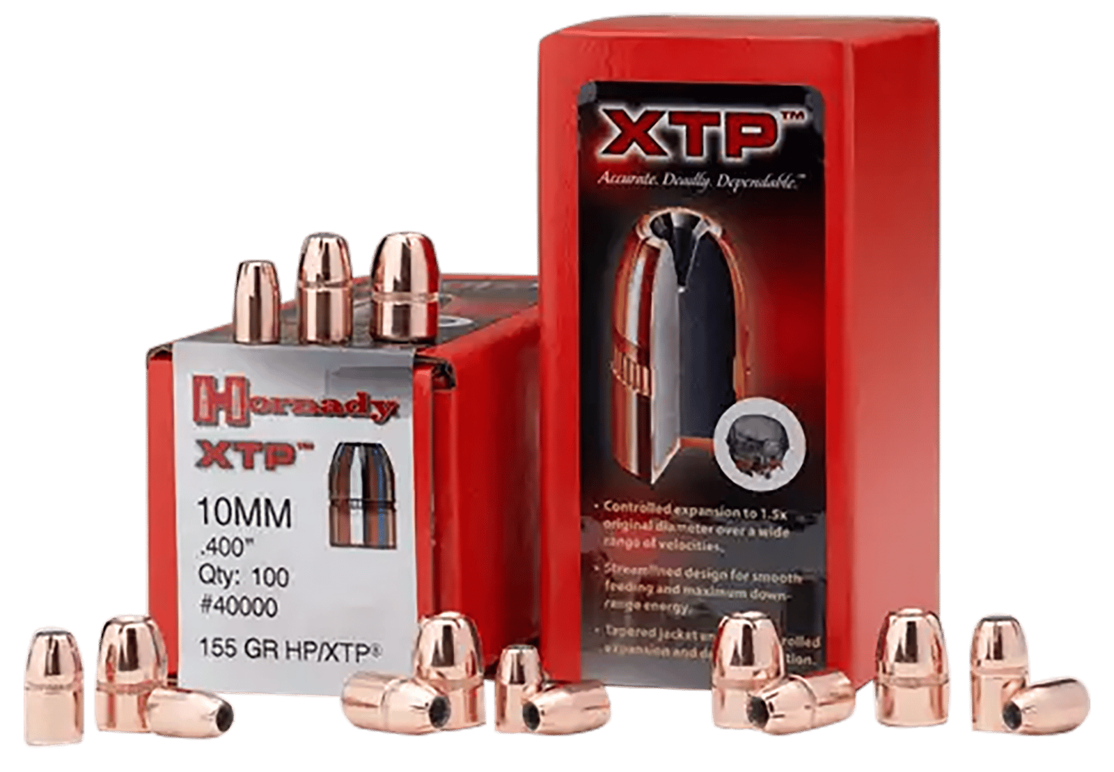 Hornady 35740 XTP  38 Cal .357 140 gr Hollow Point 100 Per Box/ 25 Case