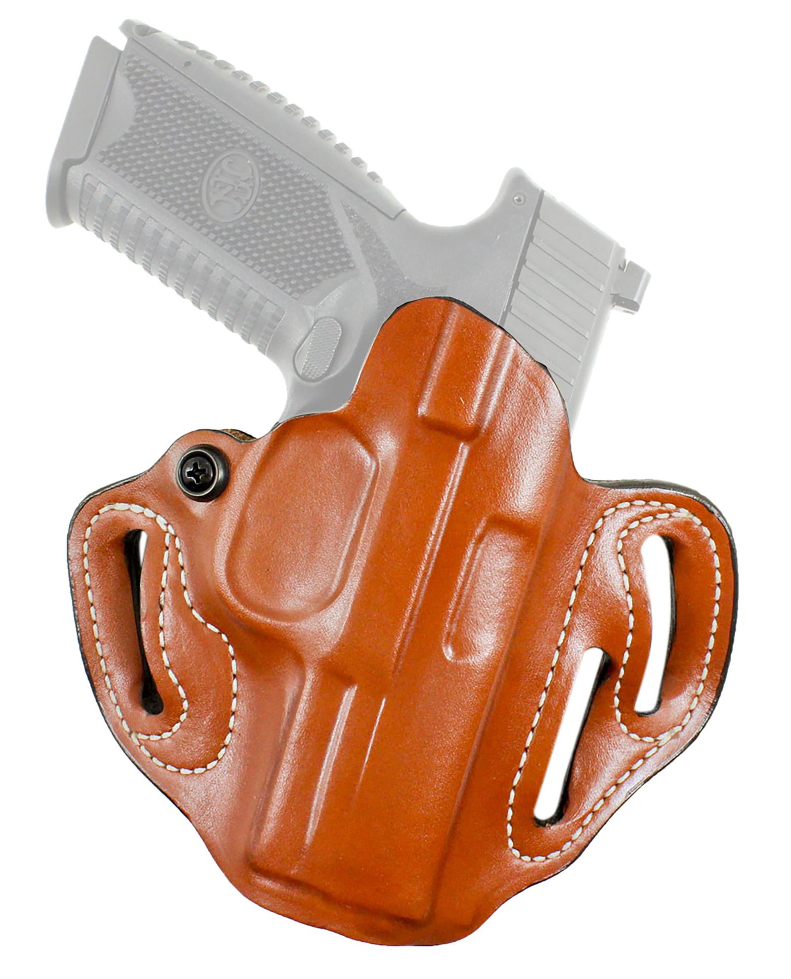 DeSantis Gunhide 002TAA09Z0 Speed Scabbard  OWB Tan Leather Fits S&W Shield X Right Hand