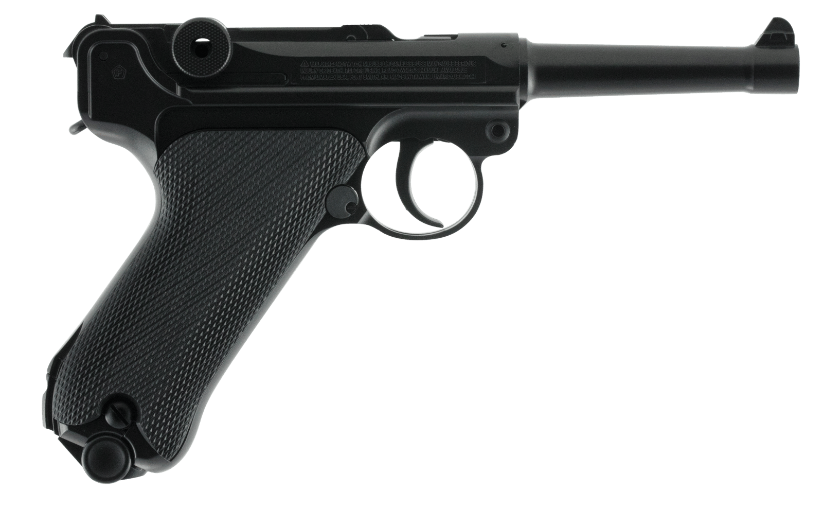 Umarex 2251800 Legends P.08  CO2 177 BB 21+1 4.60" Black Polymer Grips