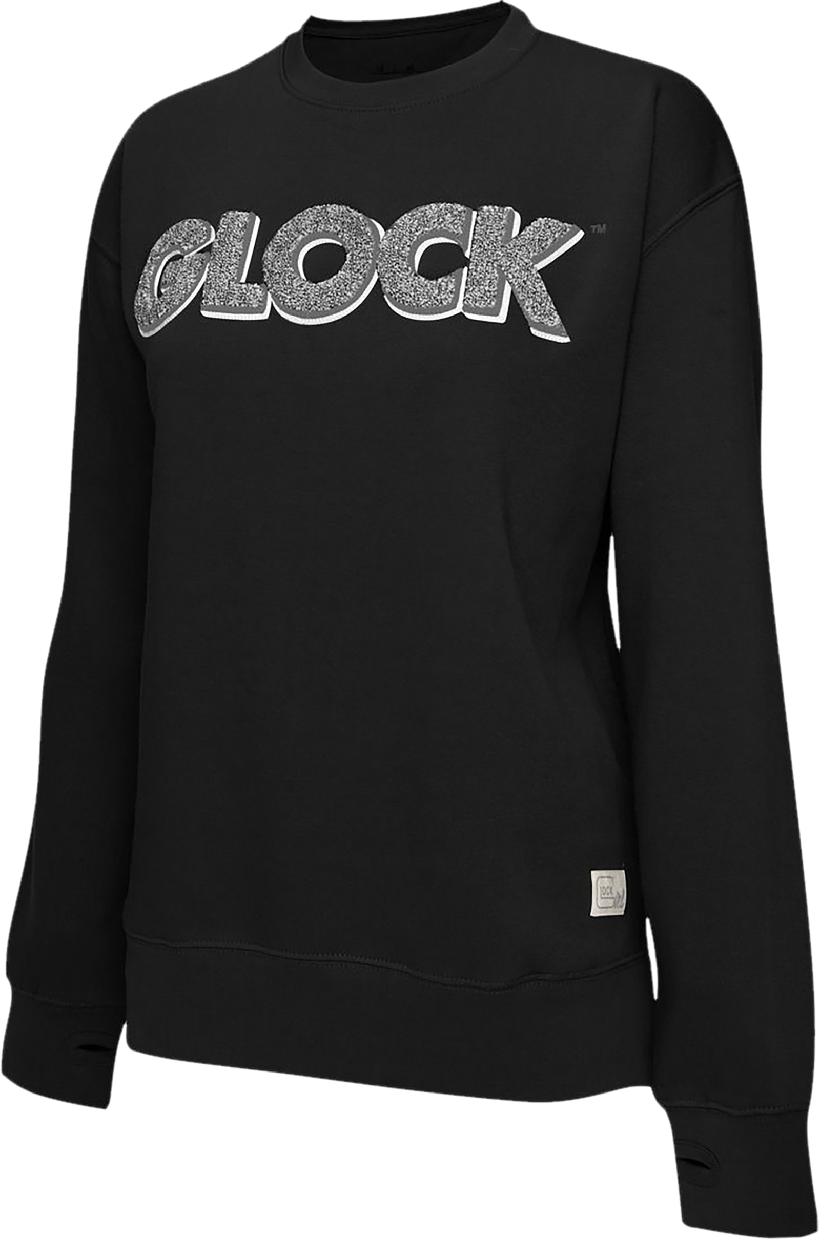 Glock AP96256 Crewneck Raglan Fleece Black Cotton/Polyester Long Sleeve Medium