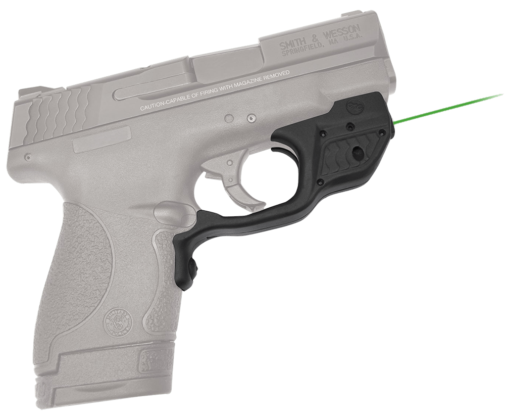Crimson Trace 0144901 Laserguard  S&W M&P Shield/Shield M2.0, Green Laser Black Polymer