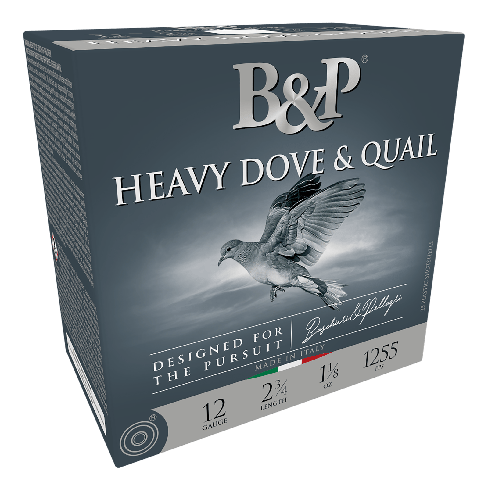 B&P 12B18D6 Heavy Dove & Quail  12Gauge 2.75" 1 1/8oz 6Shot 25 Per Box/10 Case