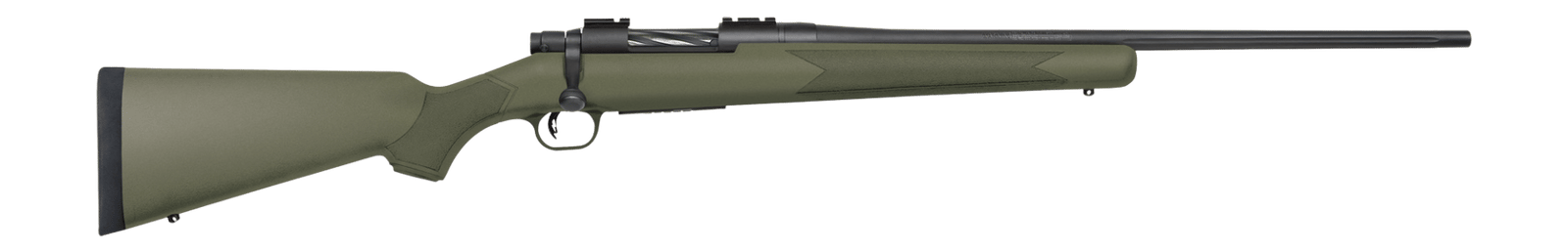 Mossberg 28169 Patriot  350 Legend 4+1 22" Matte Blued Fluted Barrel, OD Green Synthetic Stock