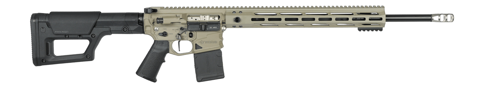 Nemo Arms BL-22ARC-20SS Battle-Light  22 ARC 10+1 20" Black Threaded Barrel, Nemo Sage Gray Aluminum Receiver w/Picatinny Rail, M-LOK Handguard, Magpul PRS Lite Black Polymer Stock, Black Magpul MIAD