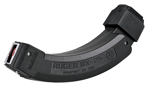 Ruger 90398 BX-25 Value Pack 25rd Magazine Fits Ruger 10/22/SR/American Rimfire/Charger 22LR Black 2 Pack