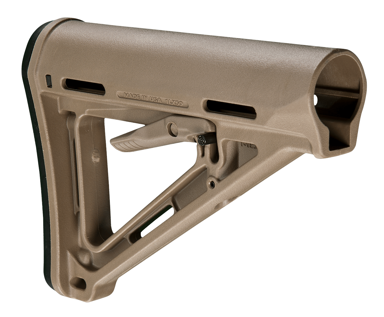 Magpul MAG400-FDE MOE Carbine Stock Flat Dark Earth Synthetic for AR-15, M16, M4 with Mil-Spec Tube (Tube Not Included)