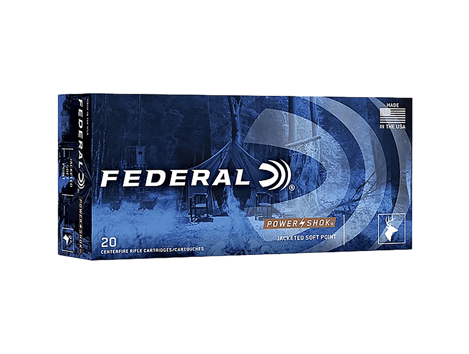 Federal 400LA Power-Shok  300WSM 210gr Soft Point 20 Per Box/10 Case
