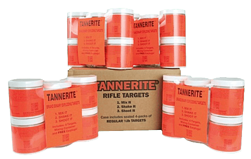 Tannerite 12BR 1/2 Pound Target  Impact Enhancement Explosion White Vapor, Centerfire Rifle Firearm 0.50 lb 16 Targets