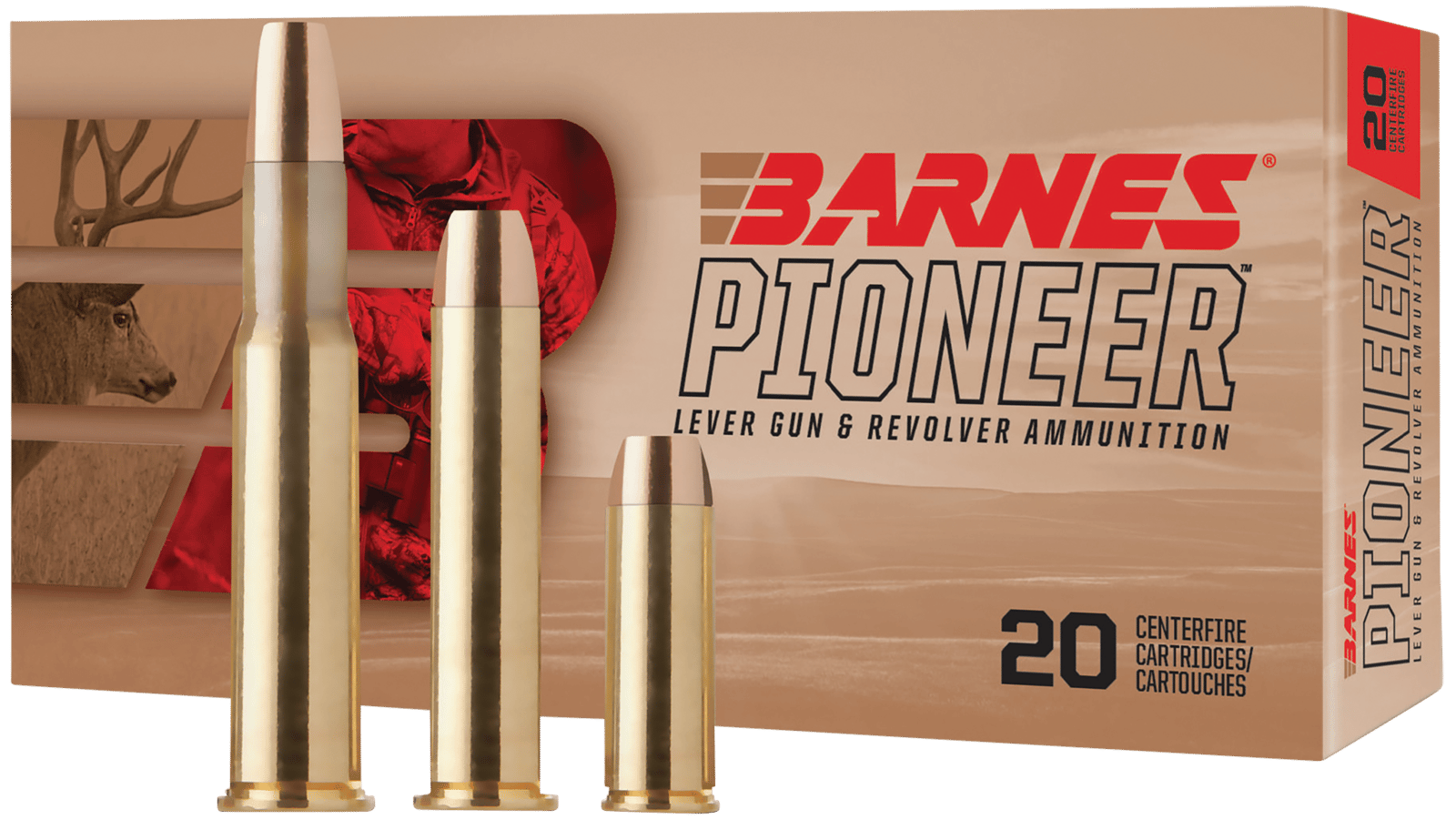 Barnes Bullets 32137 Pioneer  30-30Win 150gr 20 Per Box/10 Case