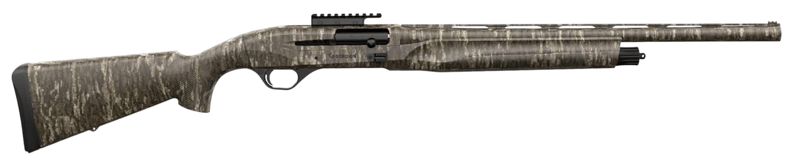Retay USA GORTRBL24 Gordion Turkey Inertia Plus 12 Gauge with 24" Deep Bore Drilled Barrel, 3" Chamber, 4+1 Capacity, Overall Mossy Oak New Bottomland Finish & Synthetic Stock Right Hand (Full Size)