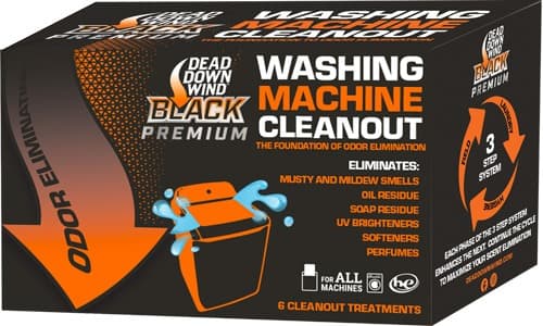 DDW BLACK PREMIUM WASHING MACHINE CLEANOUT 6 TREATMENTS
