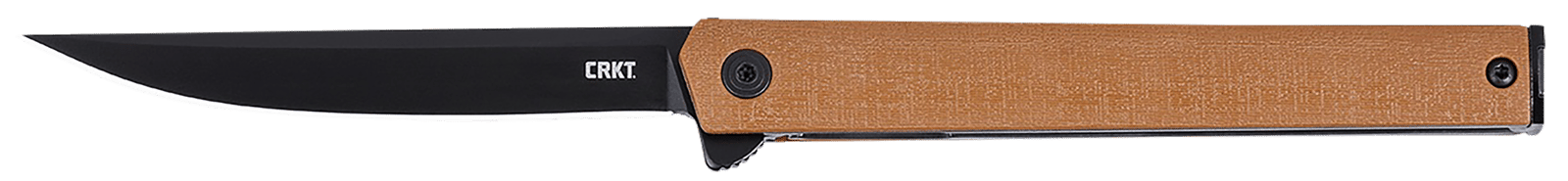 CRKT 7097DK CEO  3.35" Folding Plain Brown