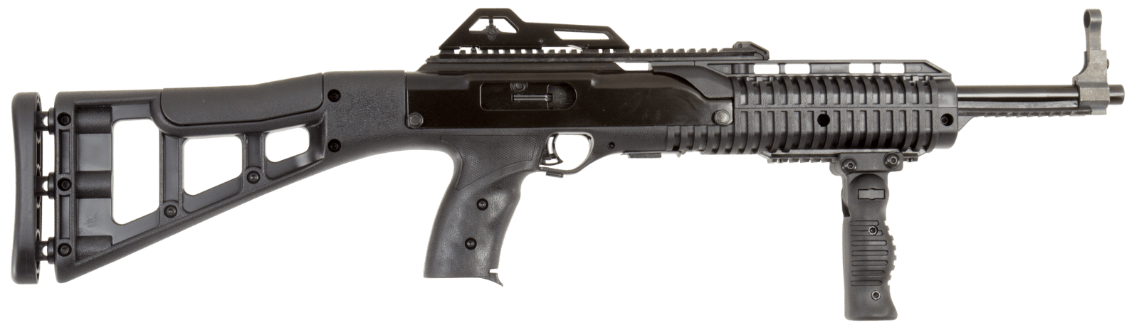 Hi-Point 3895TSFGT1 3895TS Carbine 380 ACP 10+1 16.50" Threaded Barrel, Black Metal Finish, Black All Weather Skeletonized Stock, Black Polymer Grip