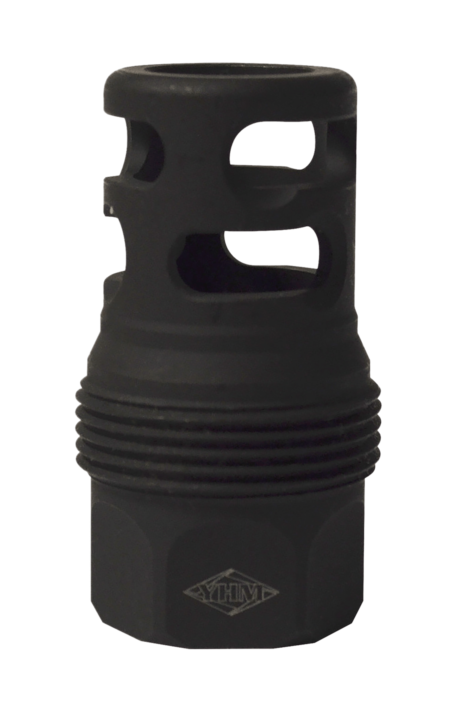 Yankee Hill 4445MB24 sRx Q.D. Muzzle Brake Short Black Phosphate Steel with 5/8"-24 tpi for sRx Adapters
